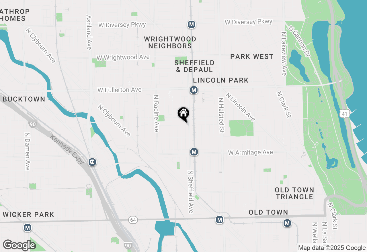 Map of 2143 N Kenmore Avenue, Chicago, IL 60614