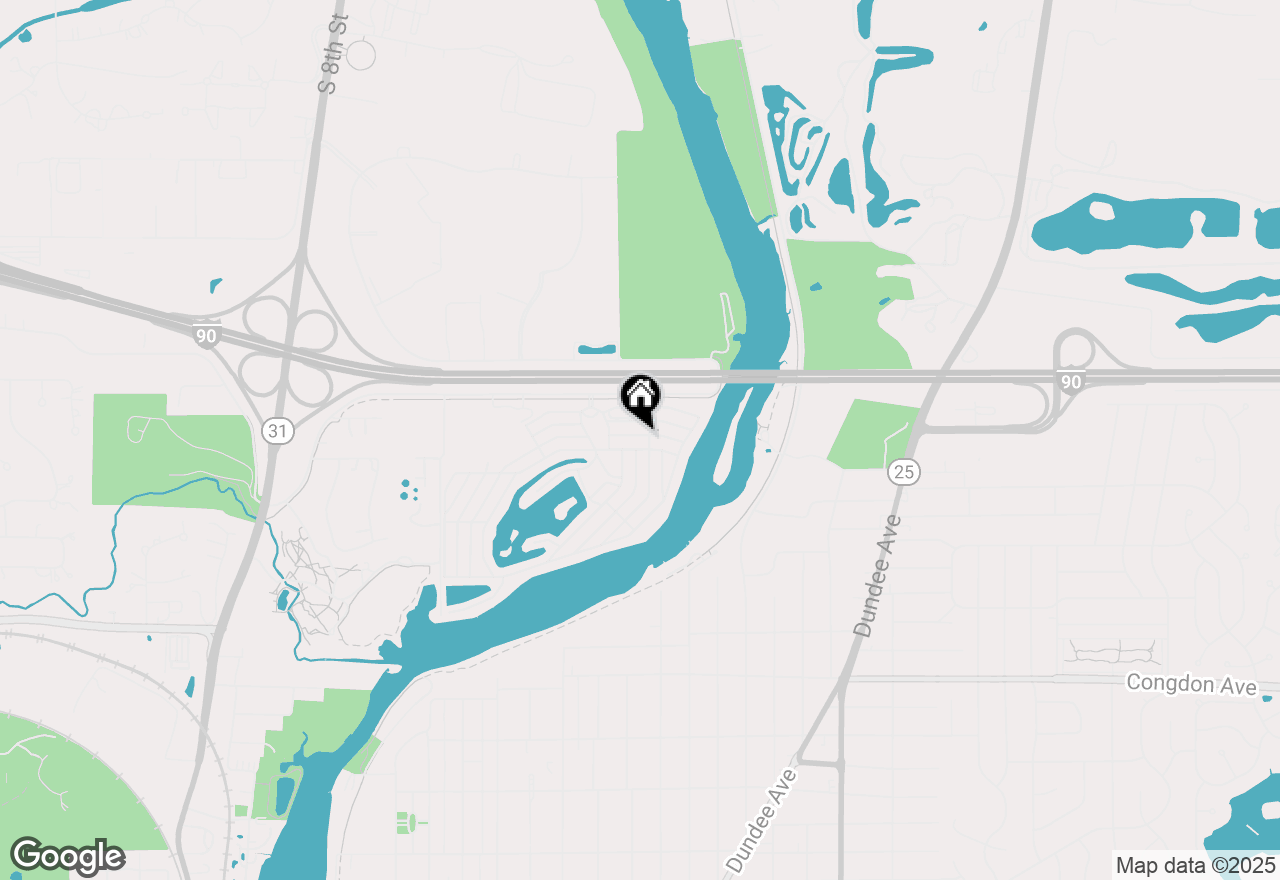 Map of 117 Parkwood Road, Elgin, IL 60123