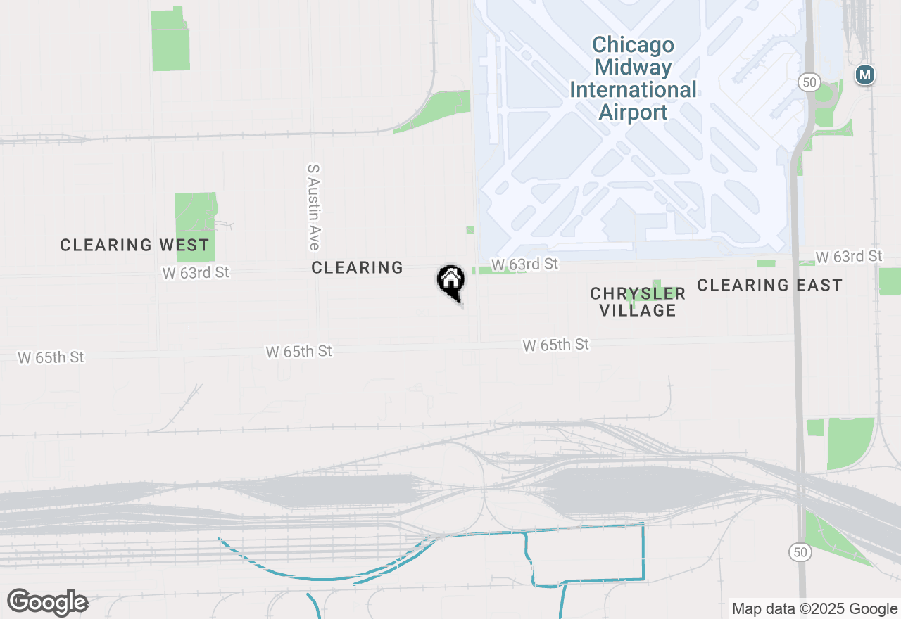 Map of 5645 W 64th Street, Chicago, IL 60638