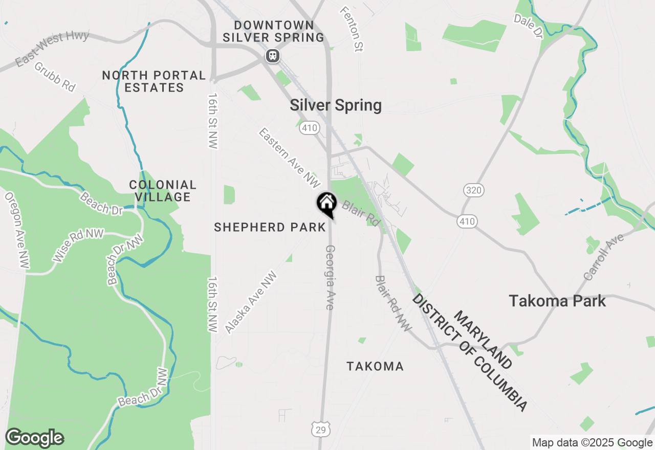 Map of 7700 Georgia Avenue Nw #401, Washington, DC 20012