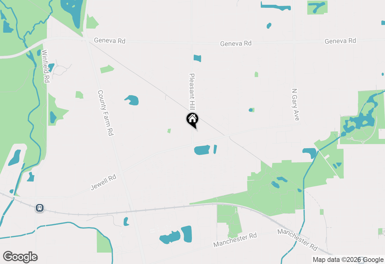 Map of S075 Pleasant Hill Road, Wheaton, IL 60187