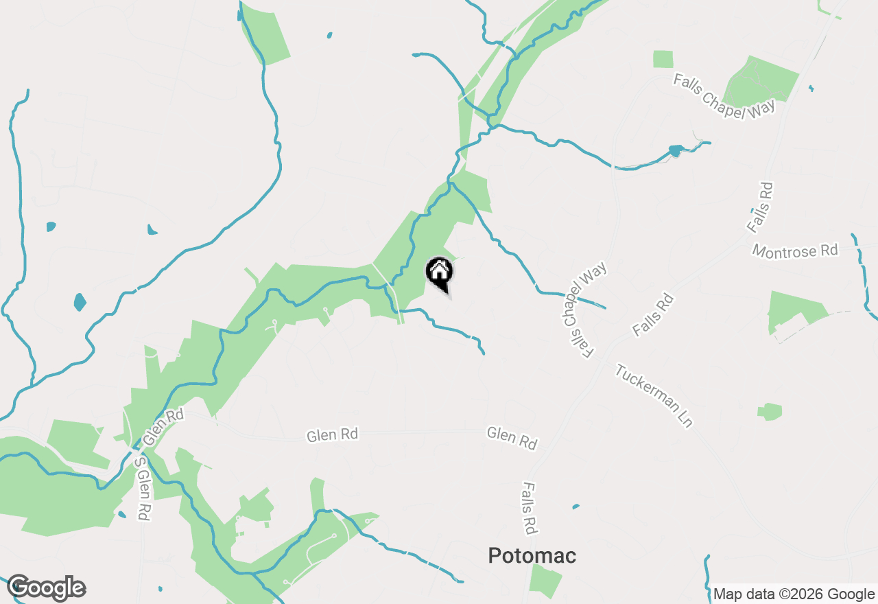 Map of 9625 Reach Road, Potomac, MD 20854