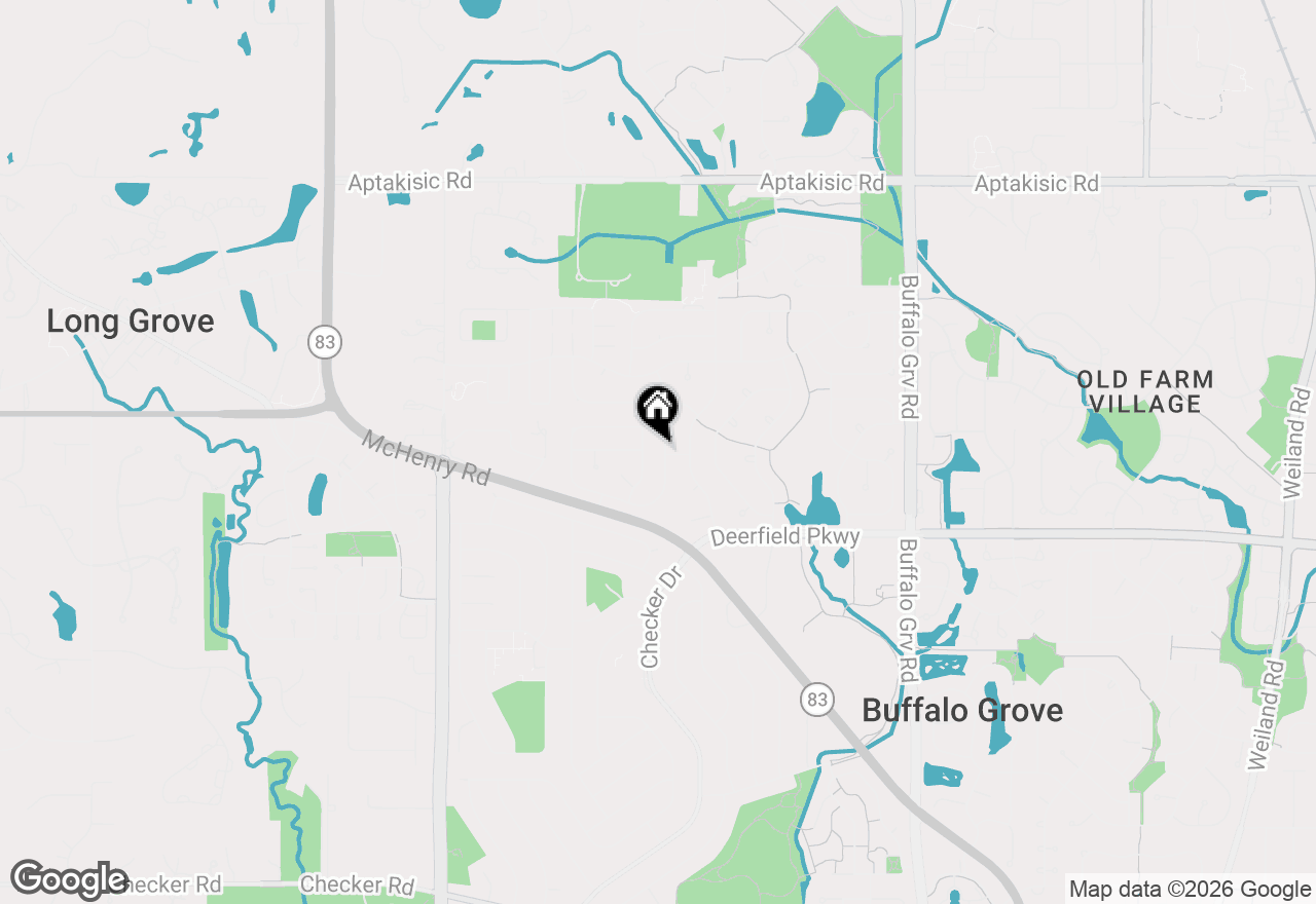 Map of 1234 Devonshire Road, Buffalo Grove, IL 60089
