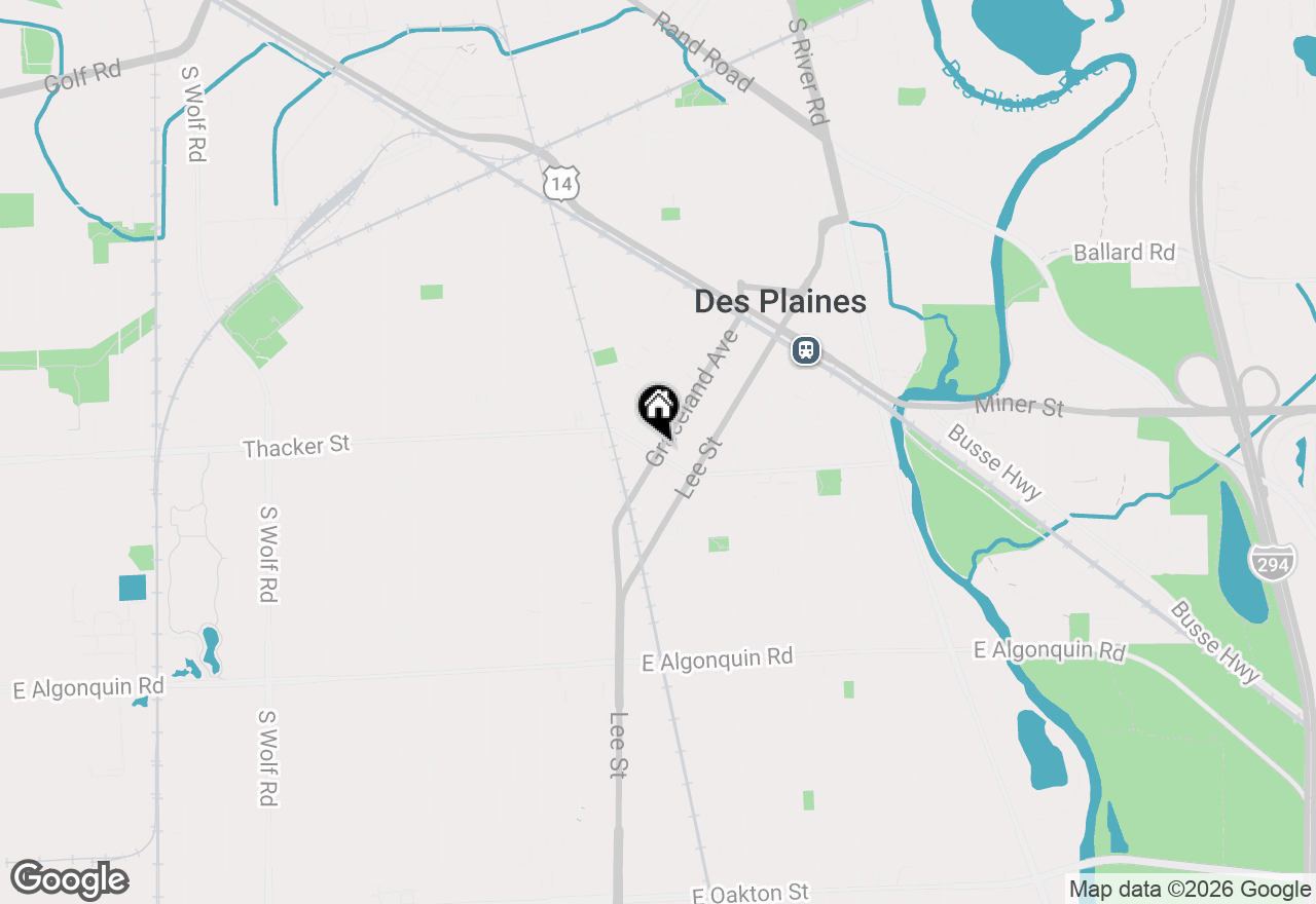 Map of 820 Graceland Avenue #505, Des Plaines, IL 60016