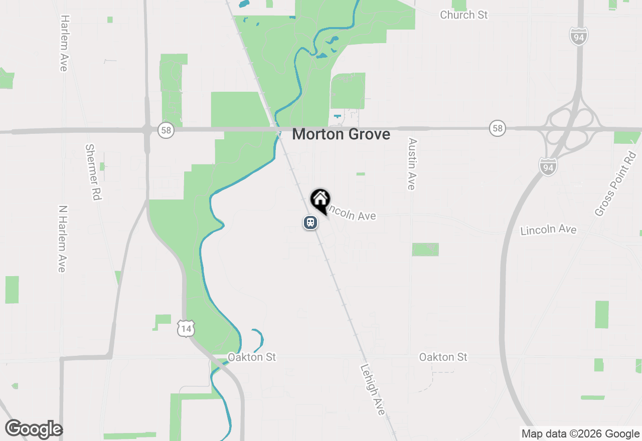 Map of (Address confidential), Morton Grove, Illinois 60053