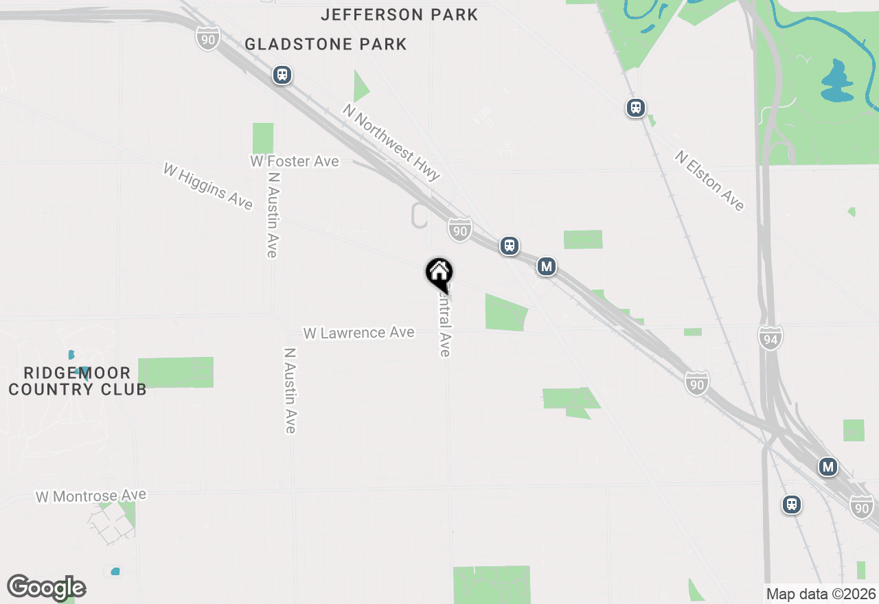 Map of 4848 N Central Avenue #302, Chicago, IL 60630