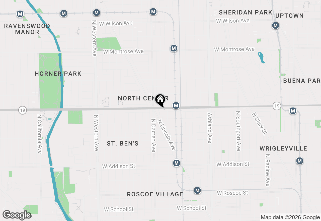 Map of (Address confidential), Chicago, Illinois 60613