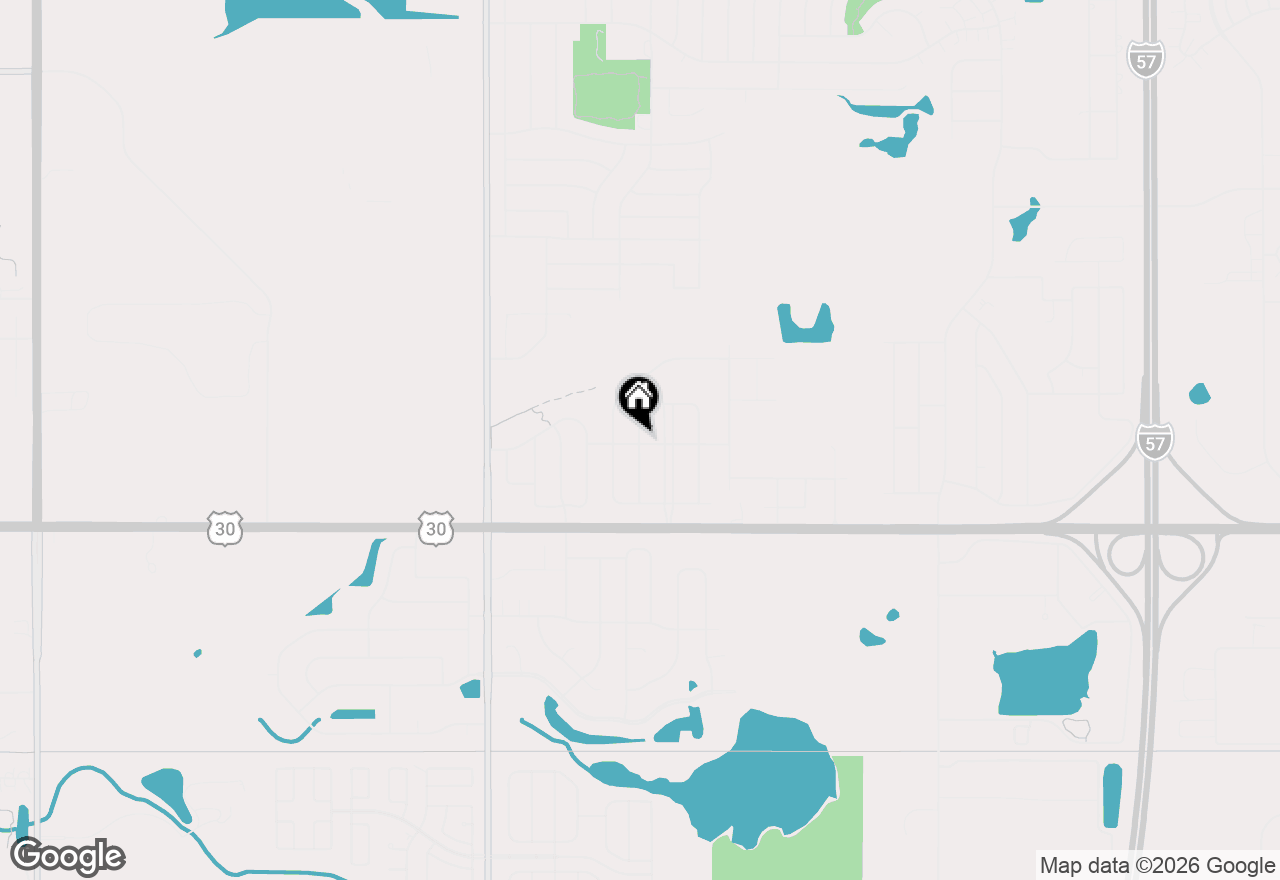 Map of 909 Berkshire Drive, Matteson, IL 60443