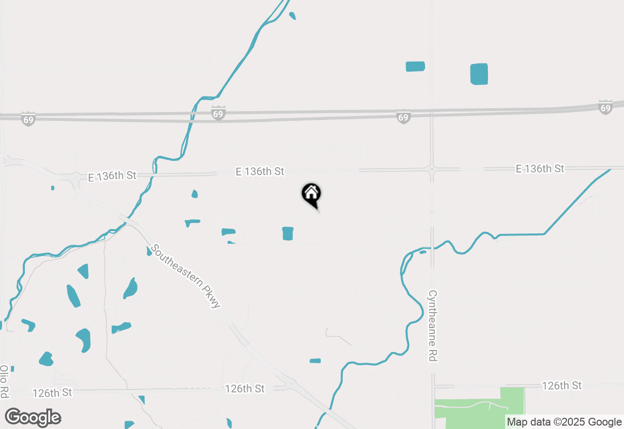 Map of 15144 Bentfield Court, Fishers, IN 46037