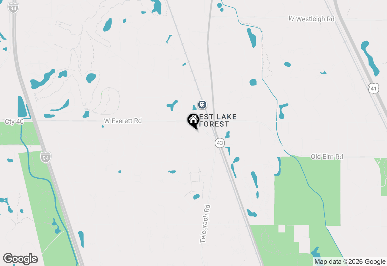 Map of 1070 Sir William Lane, Lake Forest, IL 60045