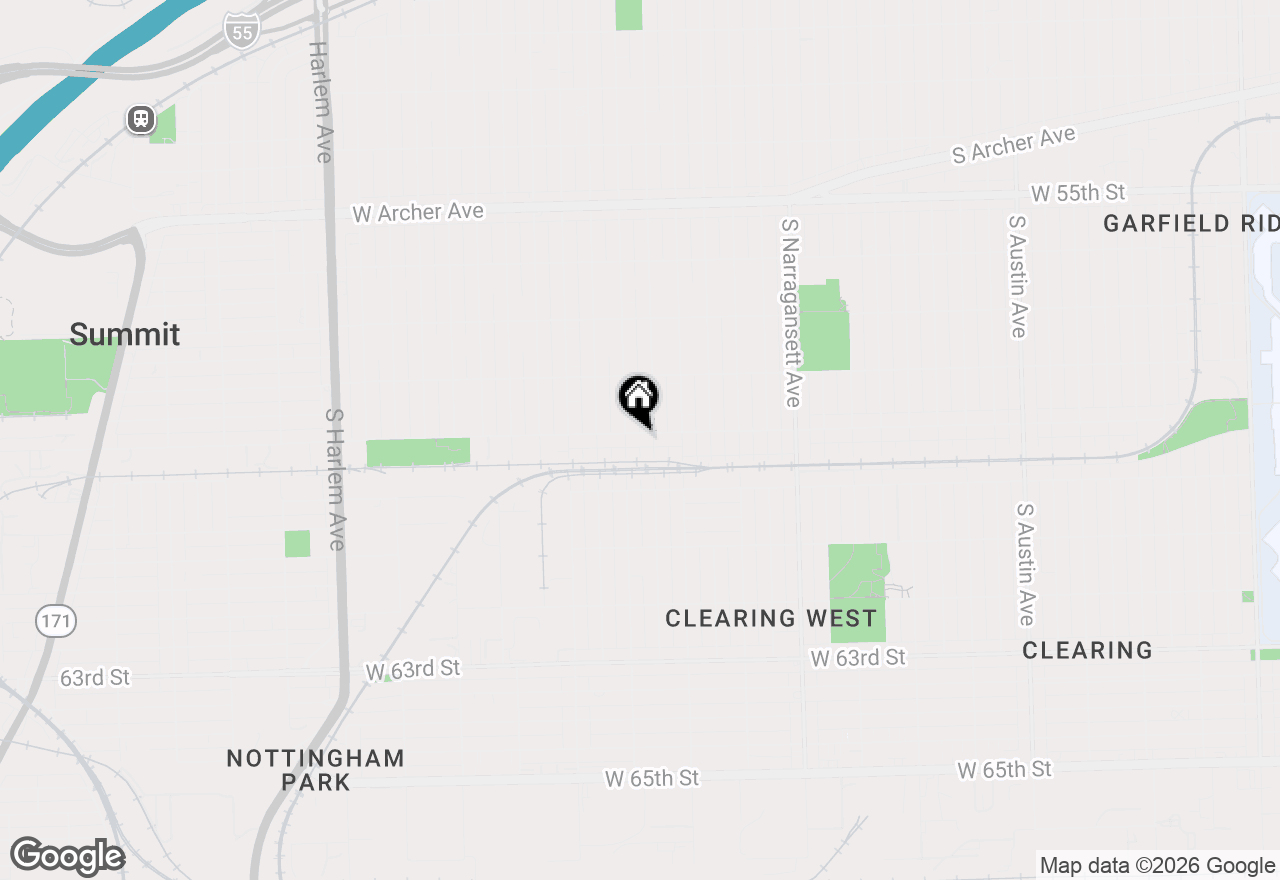 Map of 6647 W 59th Street, Chicago, IL 60638
