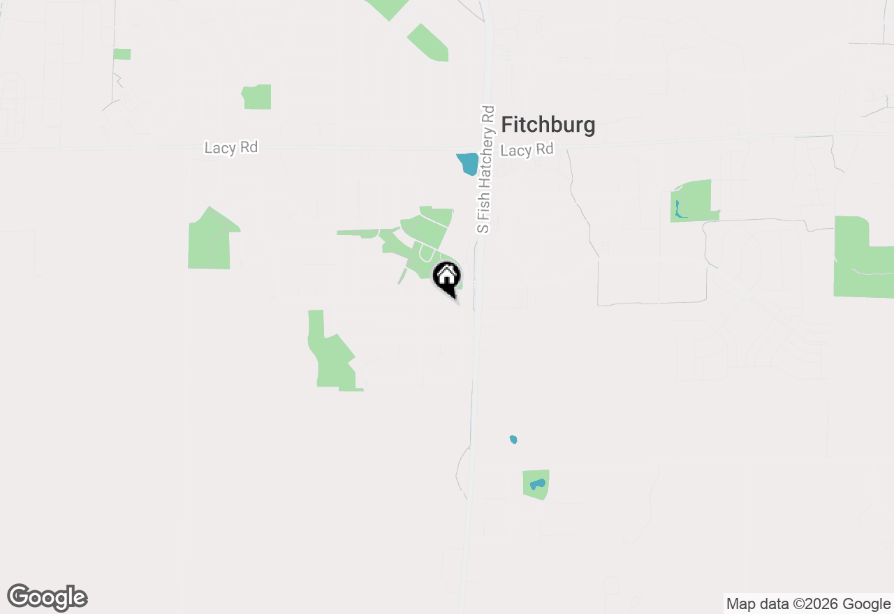 Map of 5597 Nutone Street, Fitchburg, WI 53711