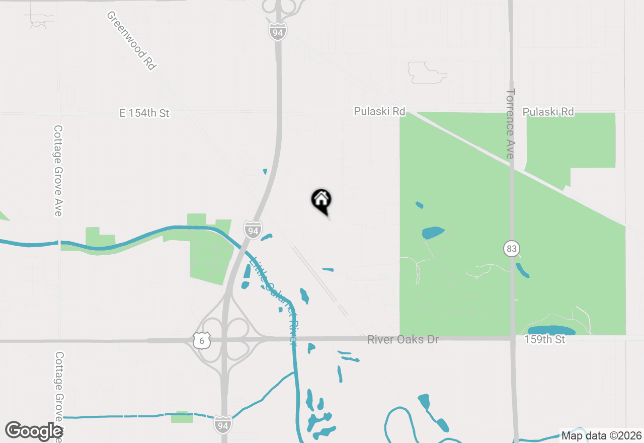 Map of 15755 Madison Avenue, Dolton, IL 60419