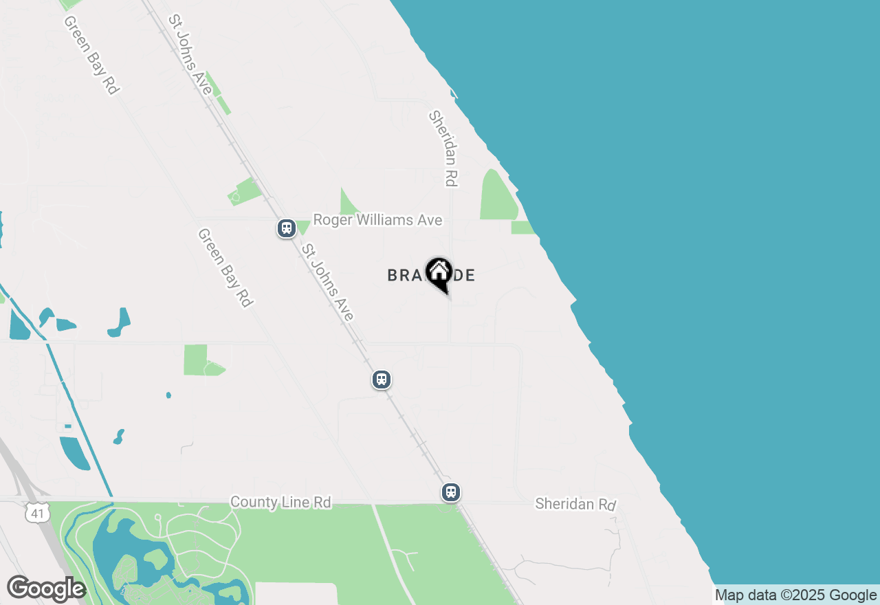 Map of 508 Sheridan Road, Highland Park, IL 60035