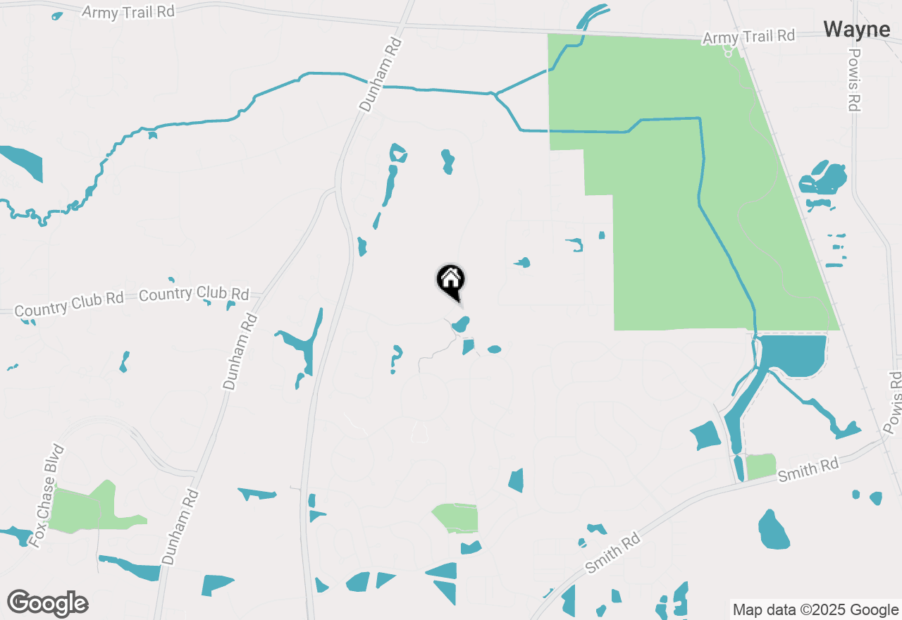Map of 3404 Royal Fox Drive, St. Charles, IL 60174