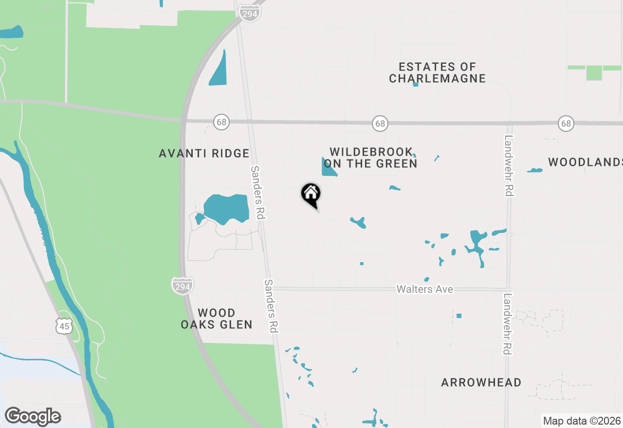 Map of 3890 Greenacre Drive, Northbrook, IL 60062