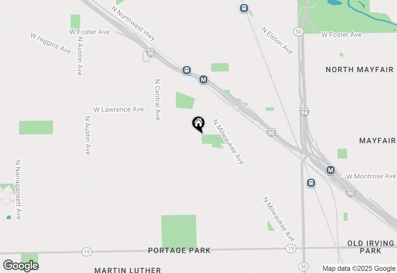 Map of 5344 W Wilson, Chicago, IL 60630