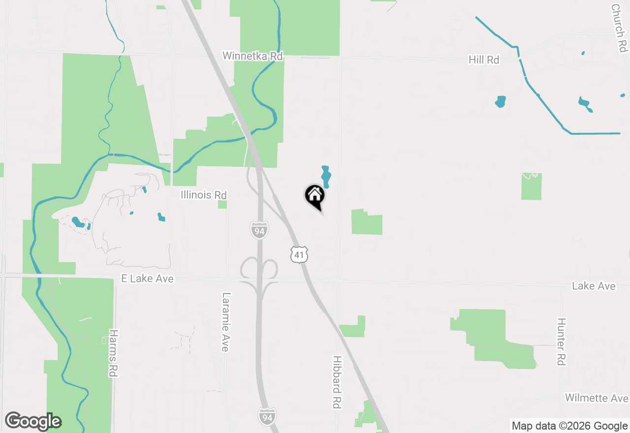 Map of 3203 Sprucewood Road, Wilmette, IL 60091