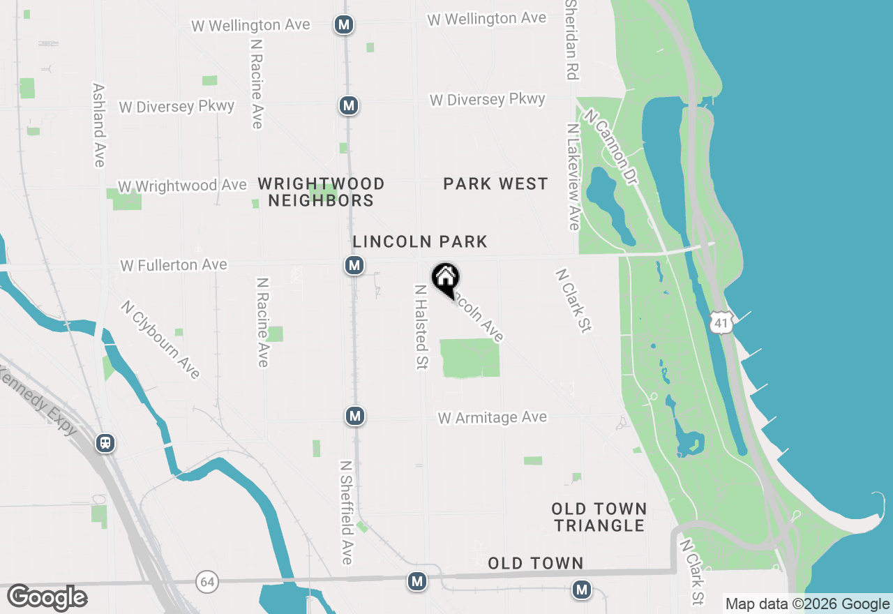 Map of 2249 N Burling Street, Chicago, IL 60614