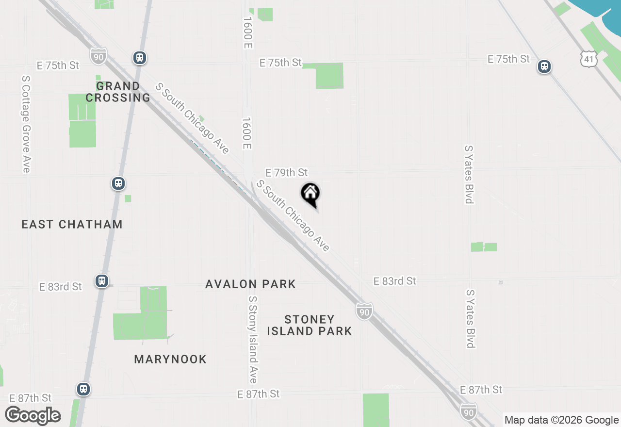 Map of 8030 S Constance Avenue, Chicago, IL 60617