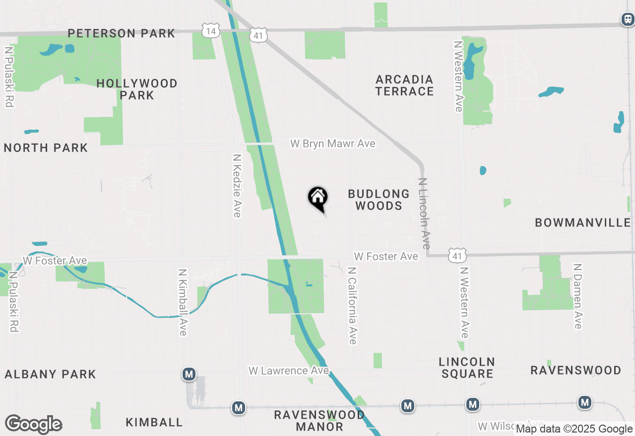 Map of 2907 W Summerdale Avenue #3A, Chicago, IL 60625