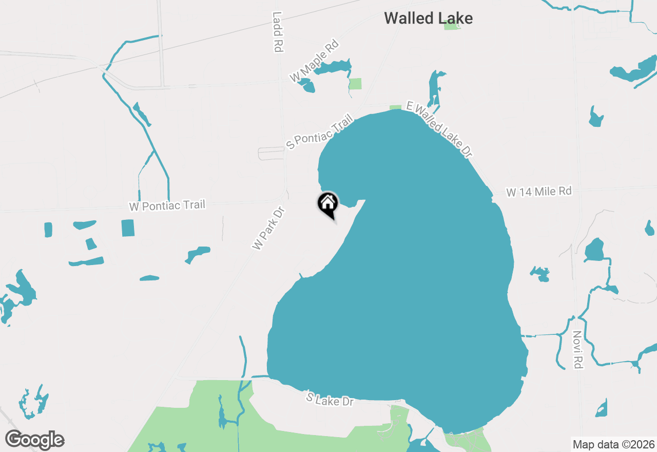 Map of 124 Rexton Street, Novi, MI 48377