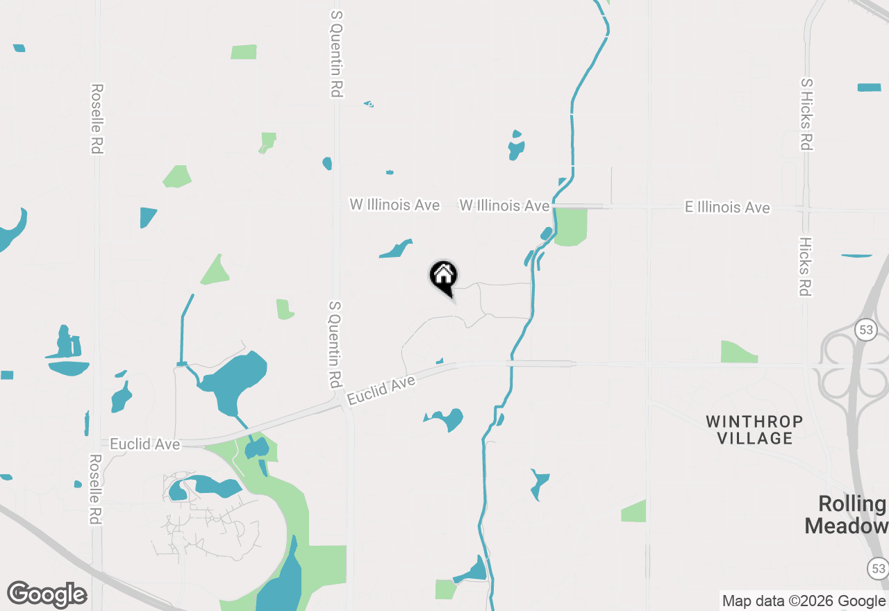 Map of 567 W Parkside Drive #567, Palatine, IL 60067