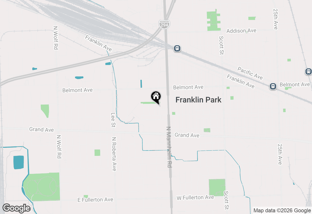 Map of 3029 Bright Street #1B, Franklin Park, IL 60131
