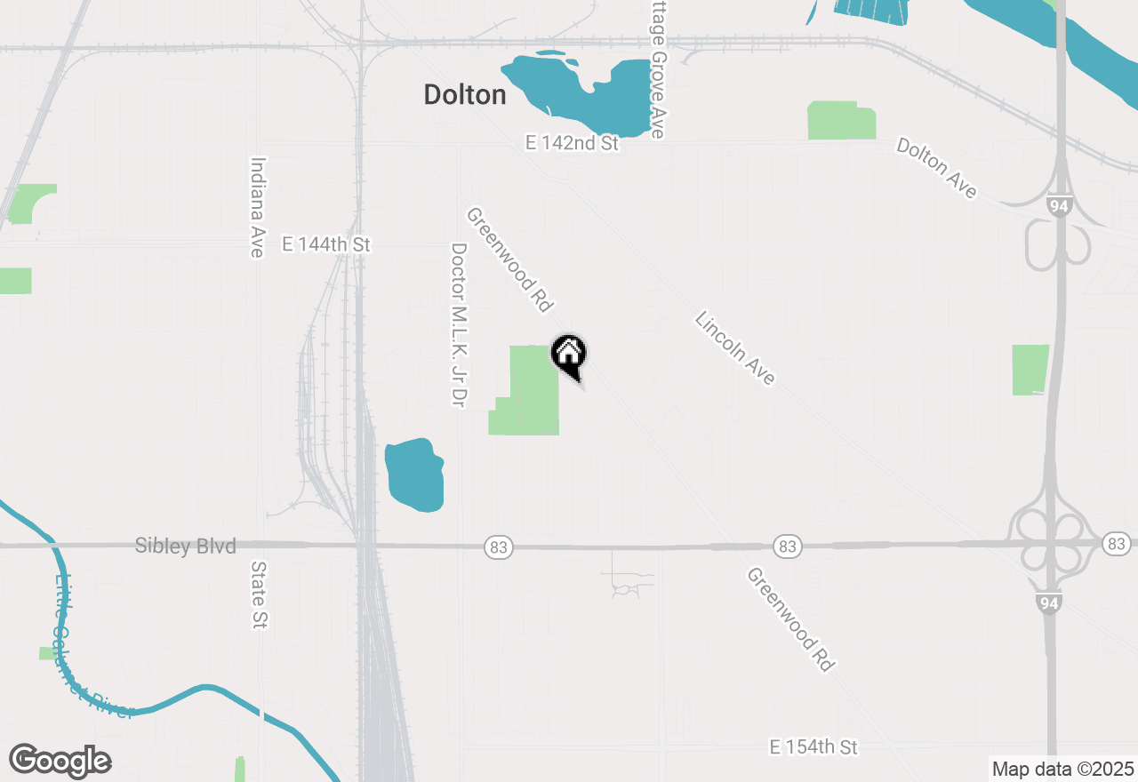 Map of 14647 Irving Avenue, Dolton, IL 60419
