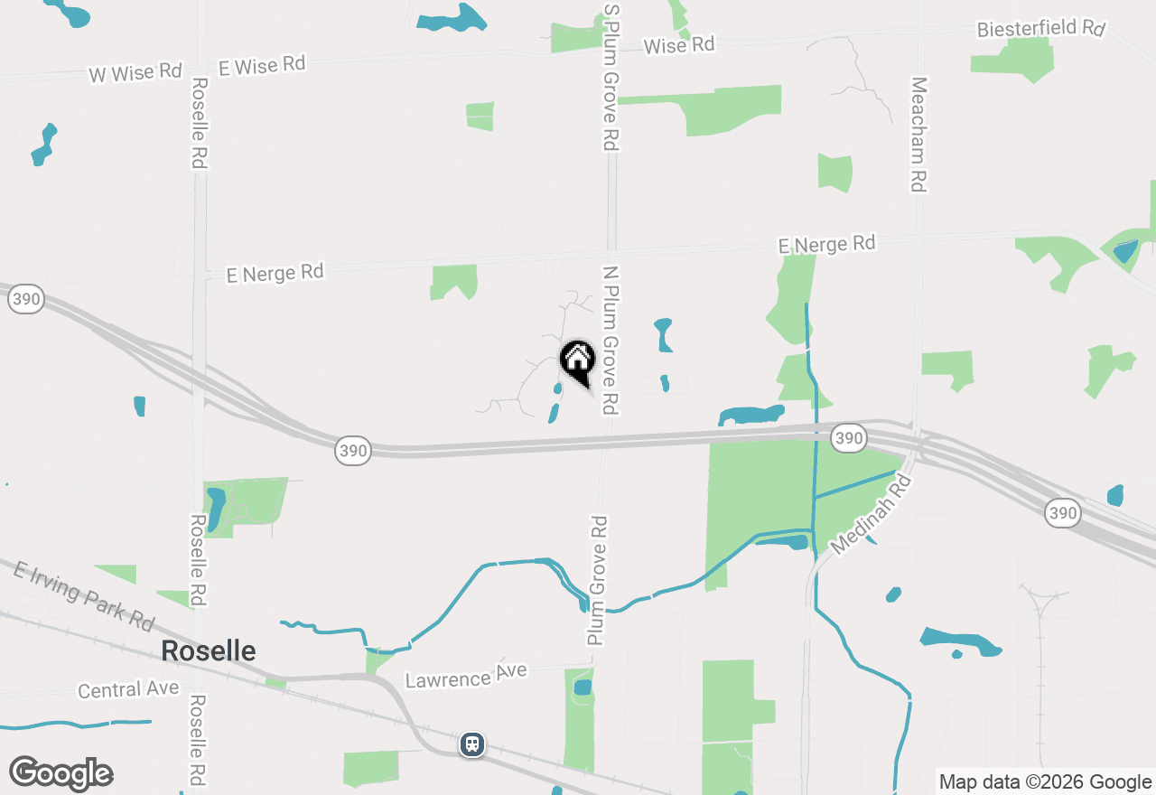 Map of (Address confidential), Roselle, Illinois 60172