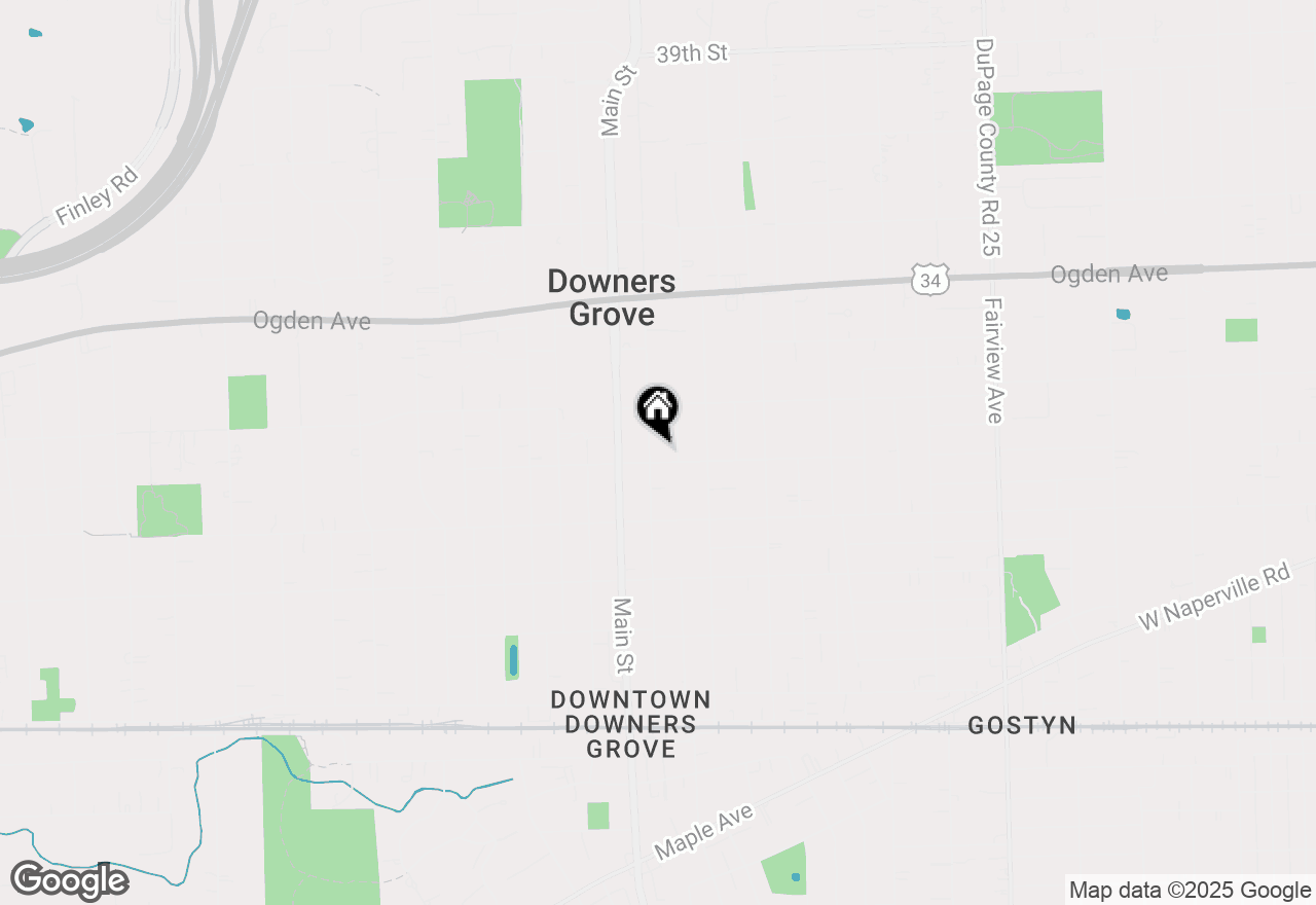 Map of 4533 Highland Avenue, Downers Grove, IL 60515