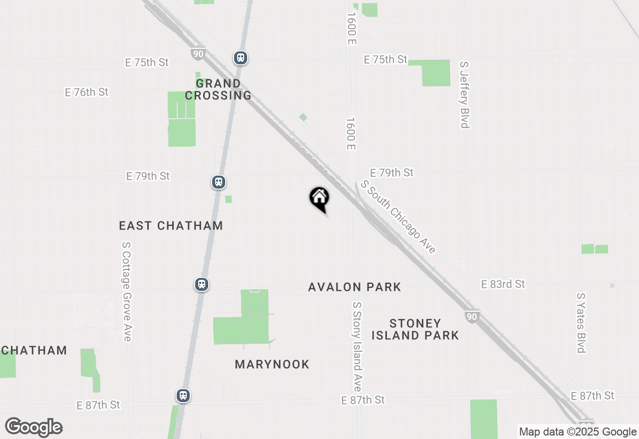 Map of 8036 S Blackstone Avenue, Chicago, IL 60619