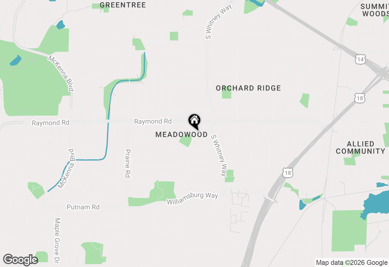 Map of 2101 Leland Drive, Madison, WI 53711