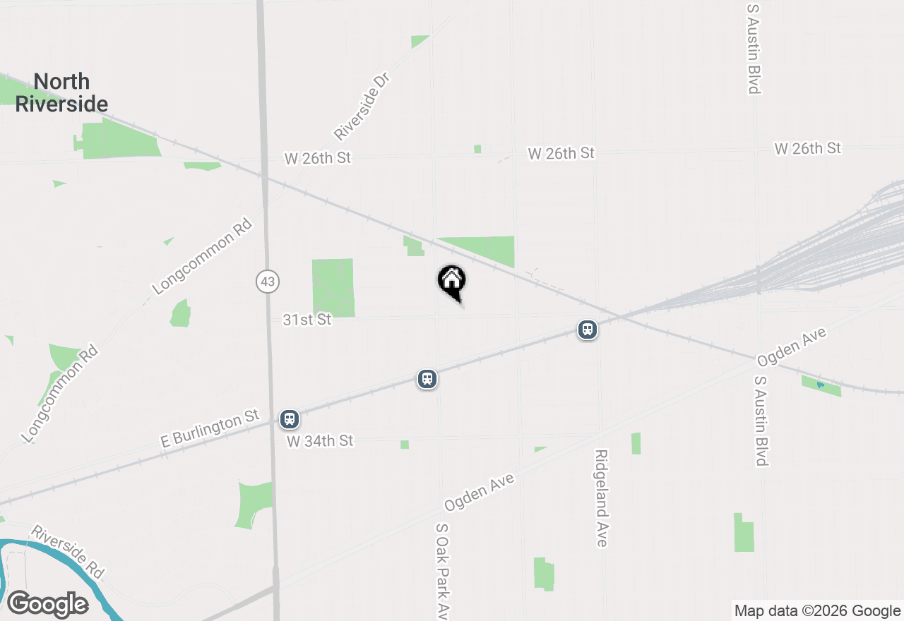 Map of 6723 31st Street, Berwyn, IL 60402
