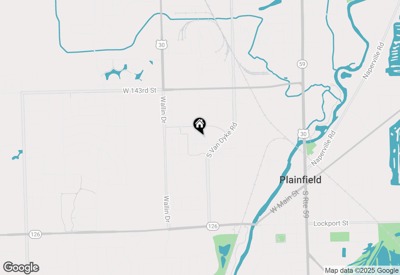 Map of 14961 S Darr Drive, Plainfield, IL 60544
