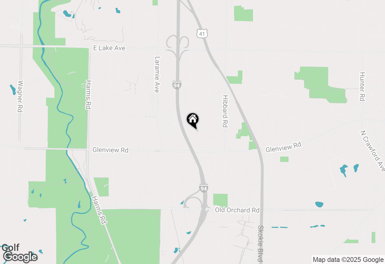 Map of 408 Lavergne Avenue, Wilmette, IL 60091