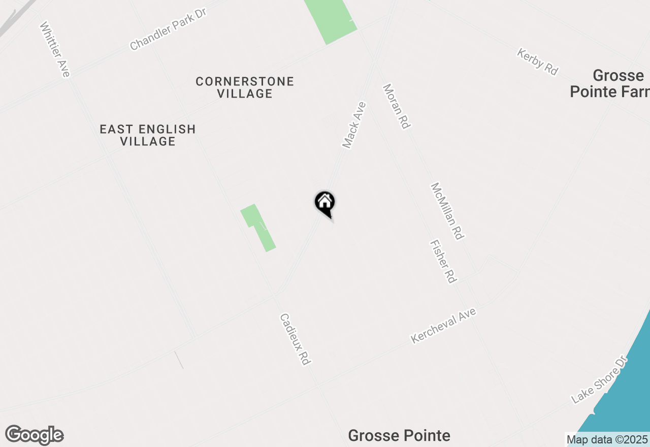 Map of 17540 Mack Avenue #3, Grosse Pointe, MI 48230