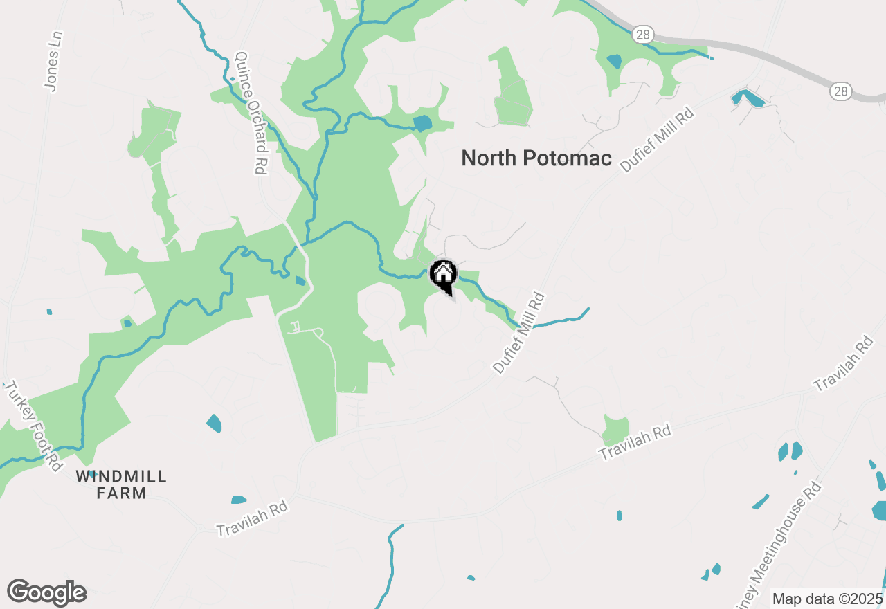 Map of 11531 Paramus Drive, North Potomac, MD 20878