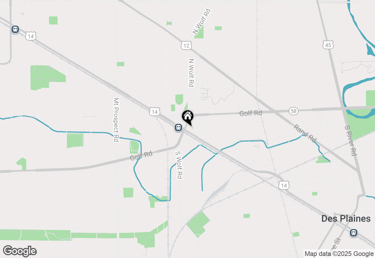 Map of 550 E Northwest Highway, Des Plaines, IL 60016