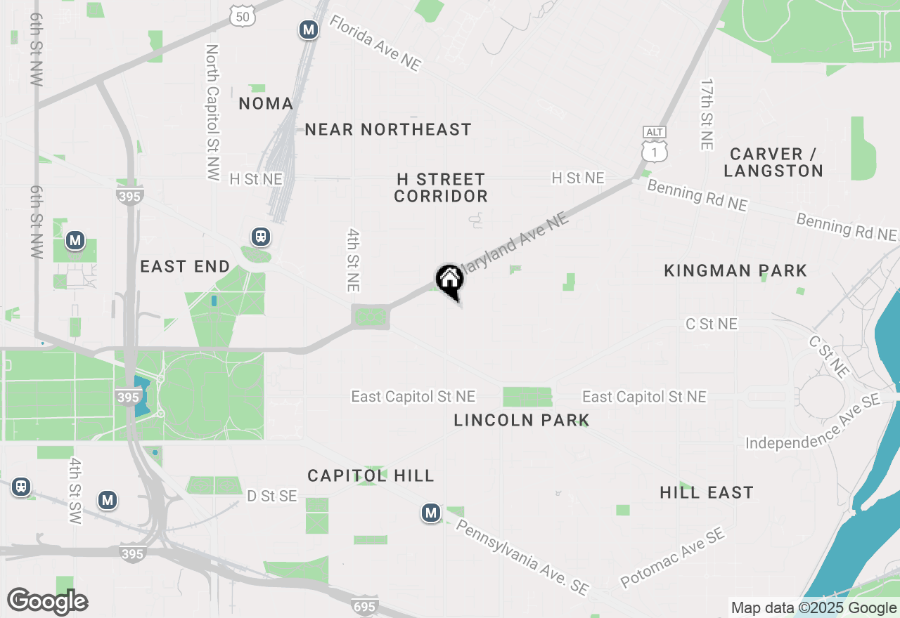 Map of 313 8th Street Ne, Washington, DC 20002