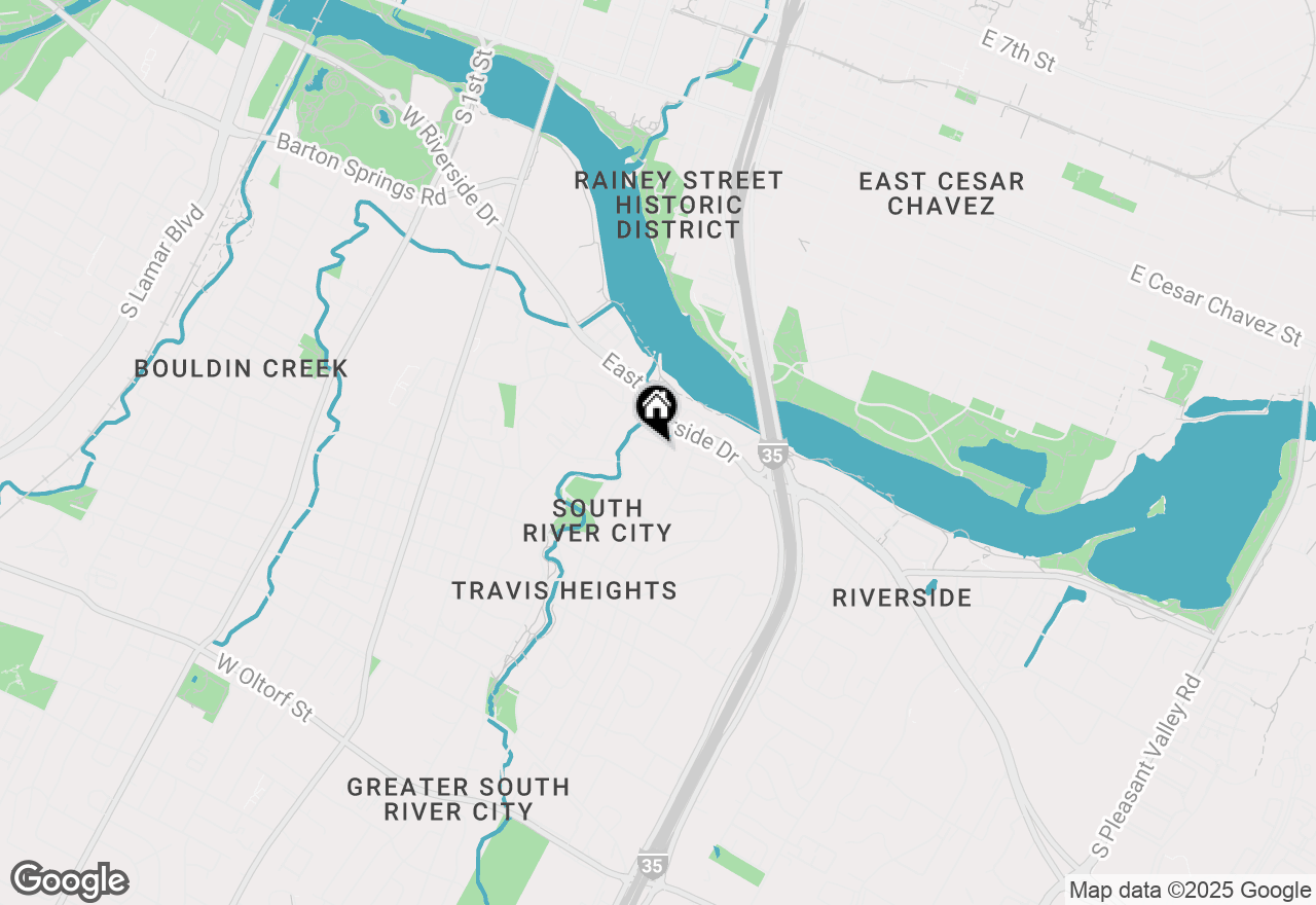 Map of 811 Rutherford Pl, Austin, TX 78704