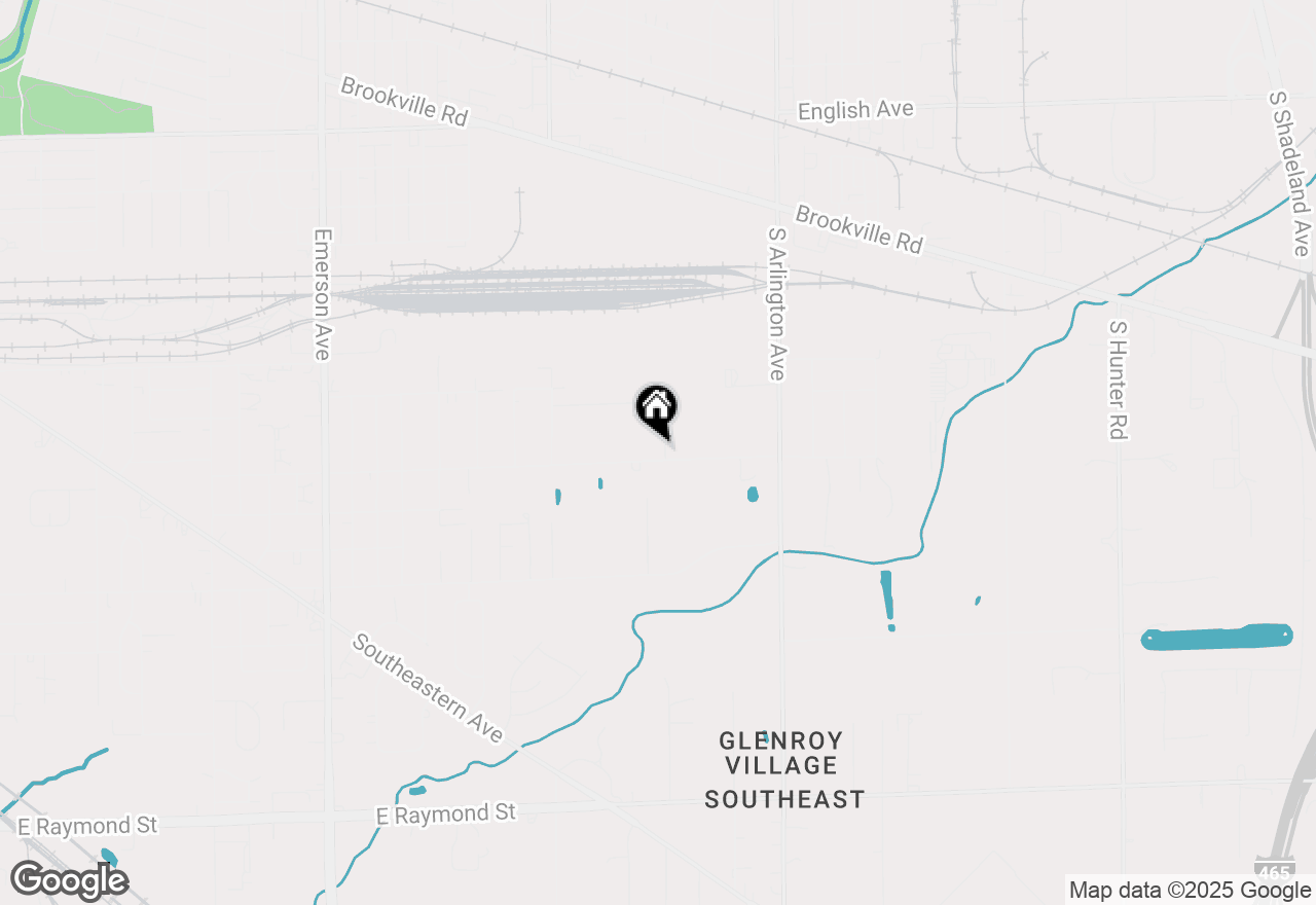 Map of 5732 Terrace Avenue, Indianapolis, IN 46203