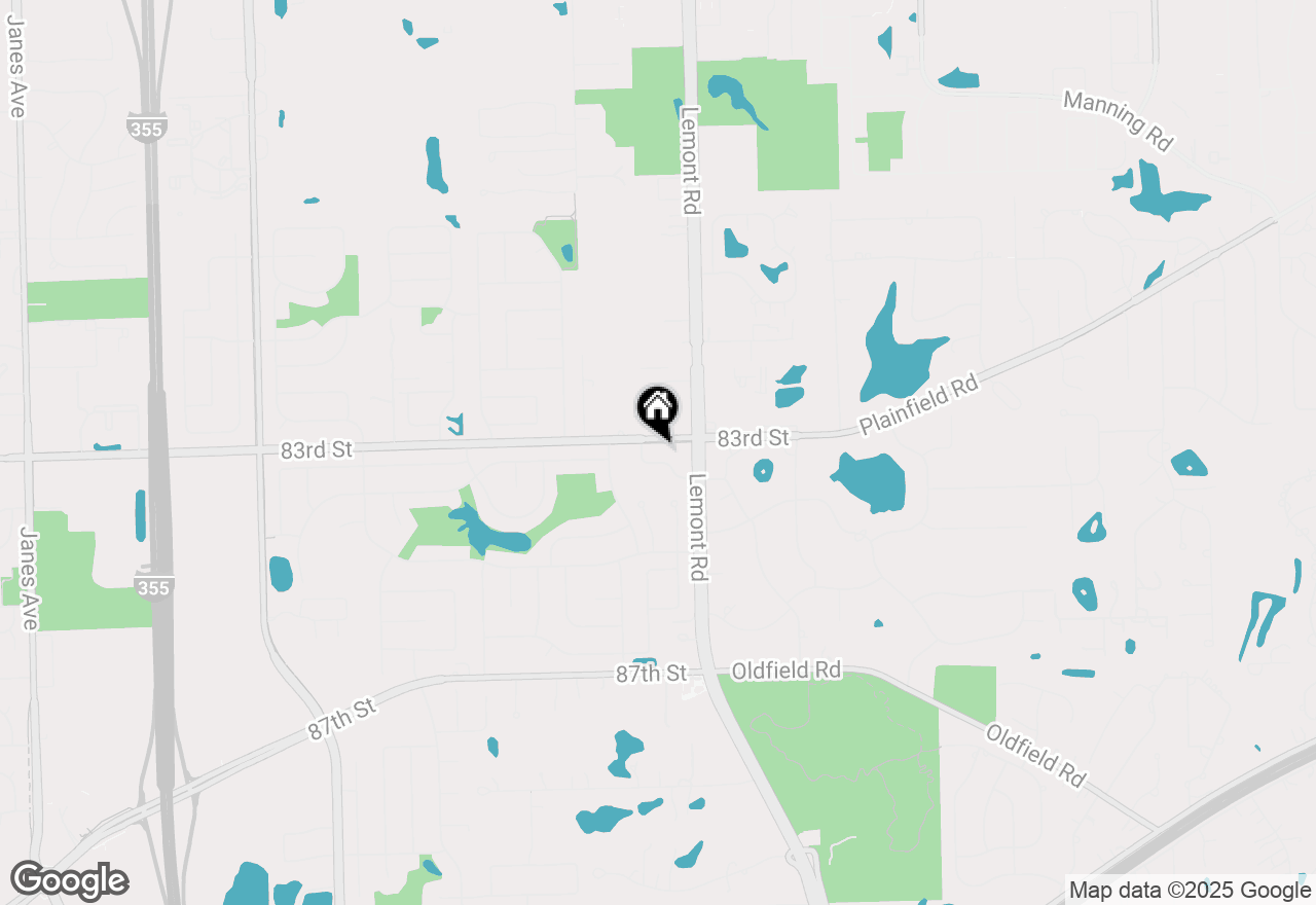 Map of 2805 83rd Street, Darien, IL 60561