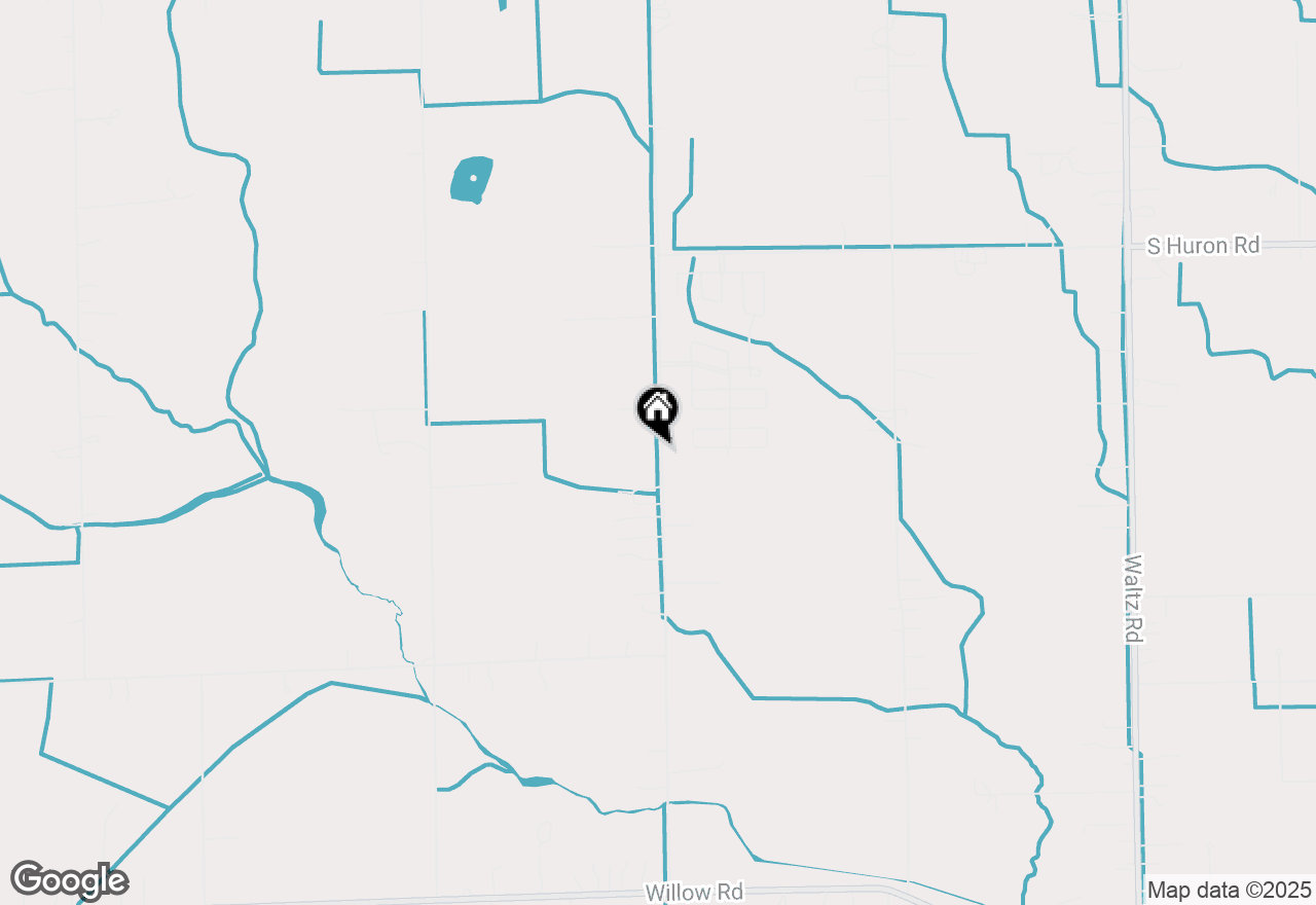 Map of 23755 Clark Road, Belleville, MI 48111