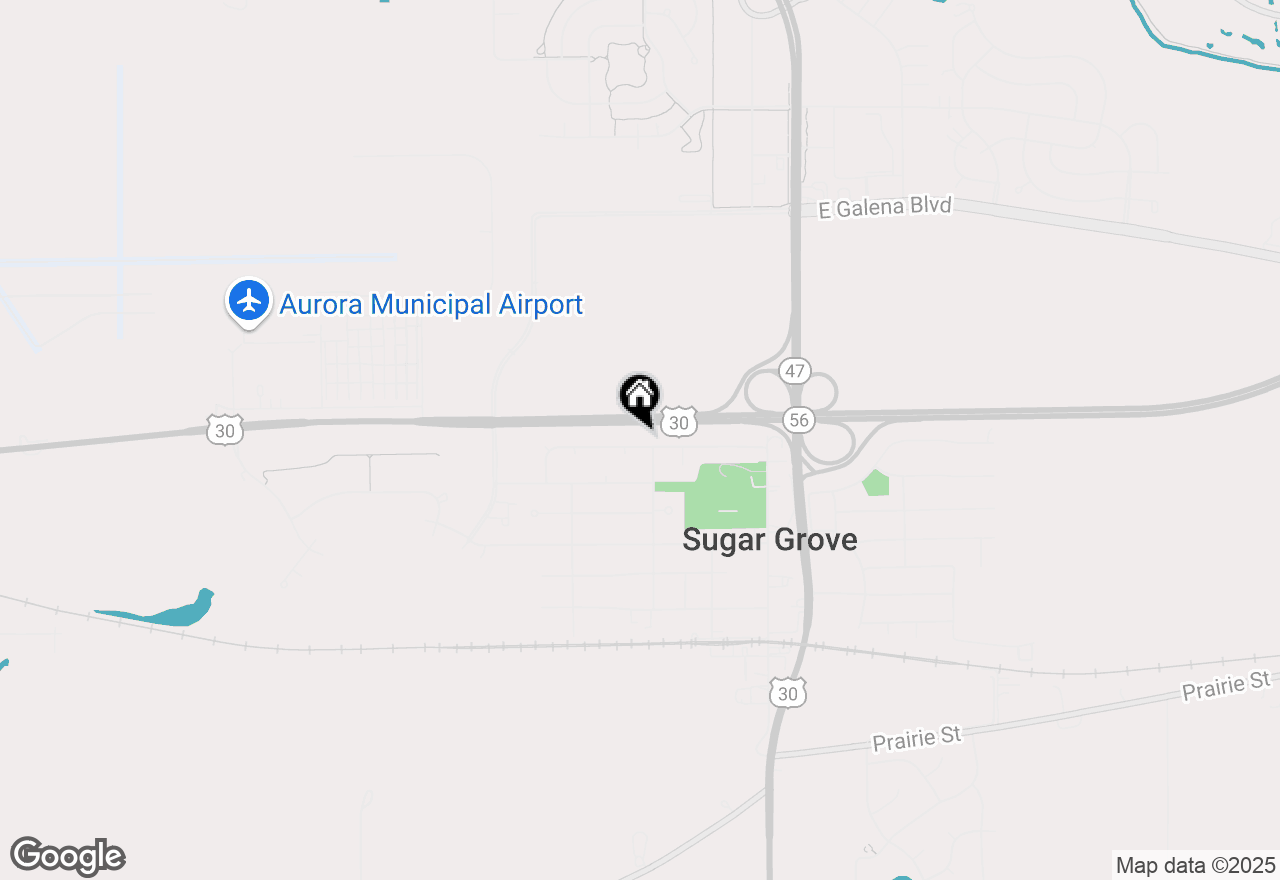 Map of 203 Meadows Drive #1, Sugar Grove, IL 60554