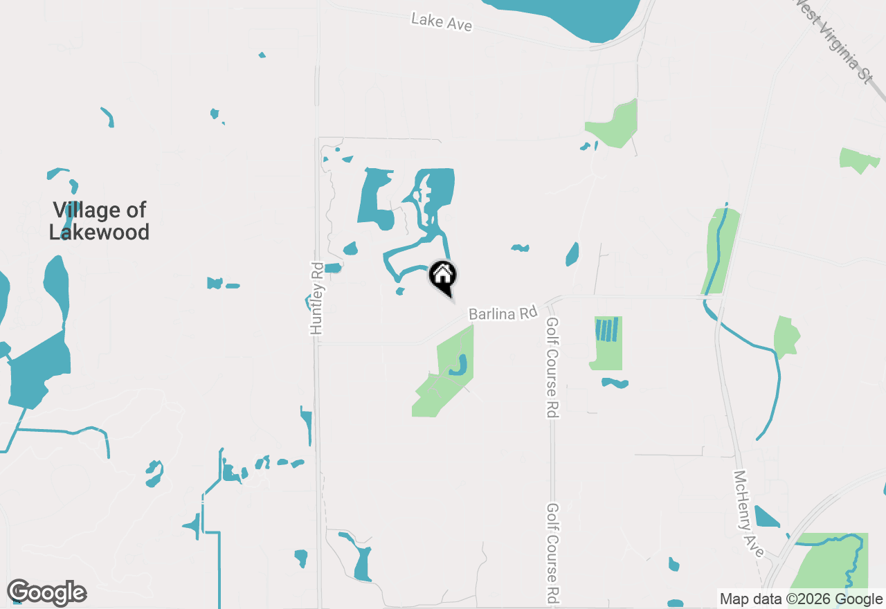 Map of 821 Blue Mound Drive, Crystal Lake, IL 60014