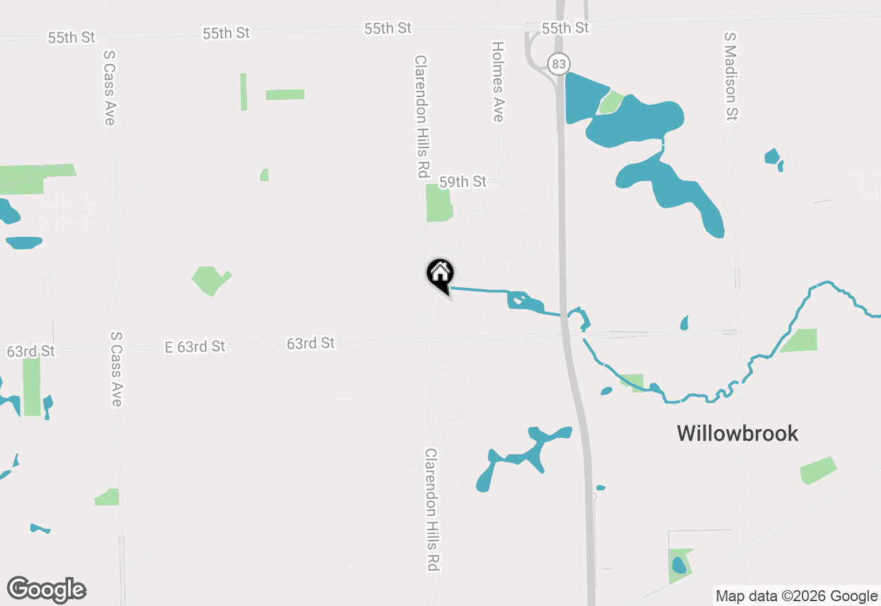 Map of (Address confidential), Willowbrook, Illinois 60527
