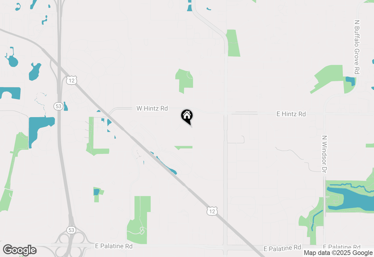 Map of 2522 N Chestnut Avenue, Arlington Heights, IL 60004