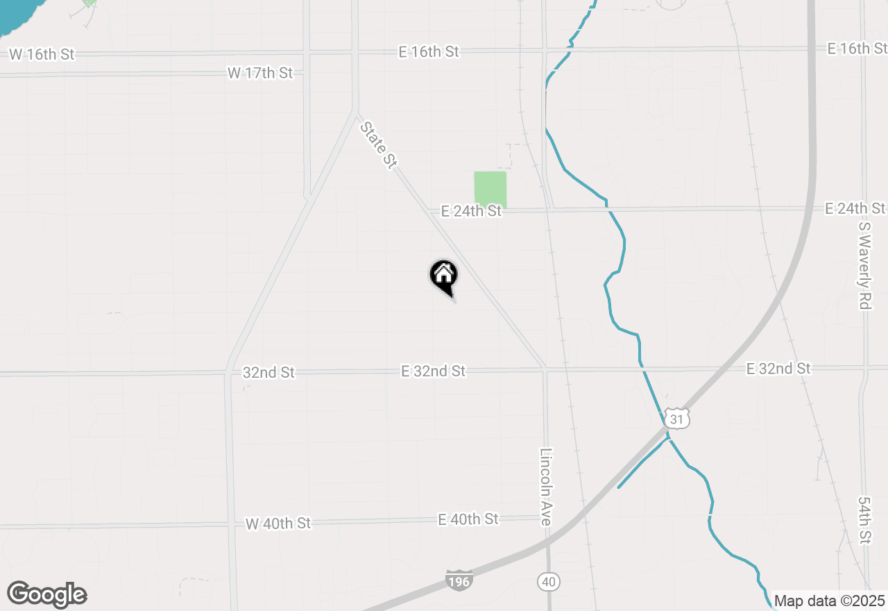 Map of 77 E 29th Street, Holland, MI 49423