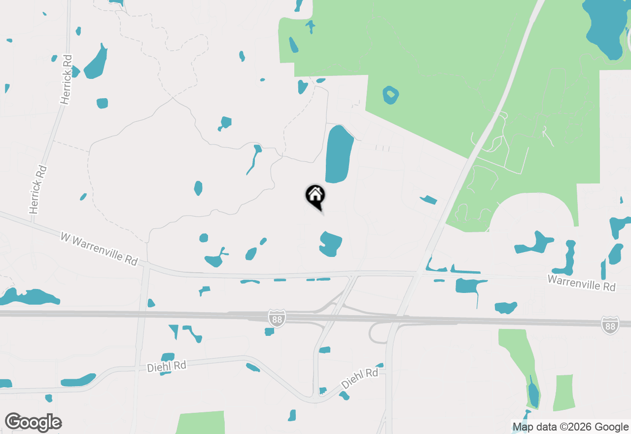 Map of 25W621 Indian Hill Woods Drive, Naperville, IL 60563